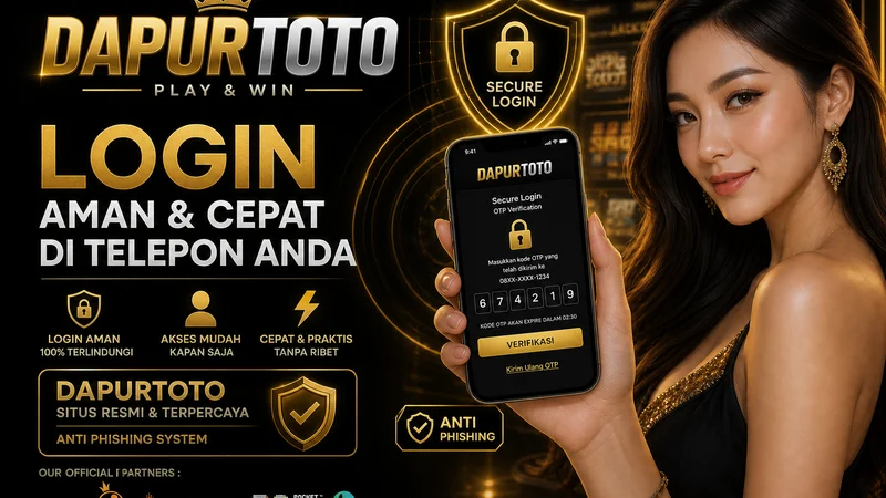 DAPURTOTO LOGIN di HP: langkah aman OTP & anti-phishing