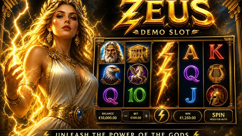 Zeus demo: mengenal tema mitologi sebelum bermain serius